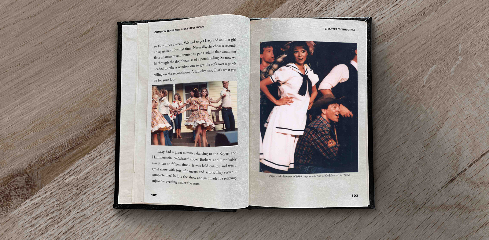 Jack Brewer book on table - spread 2